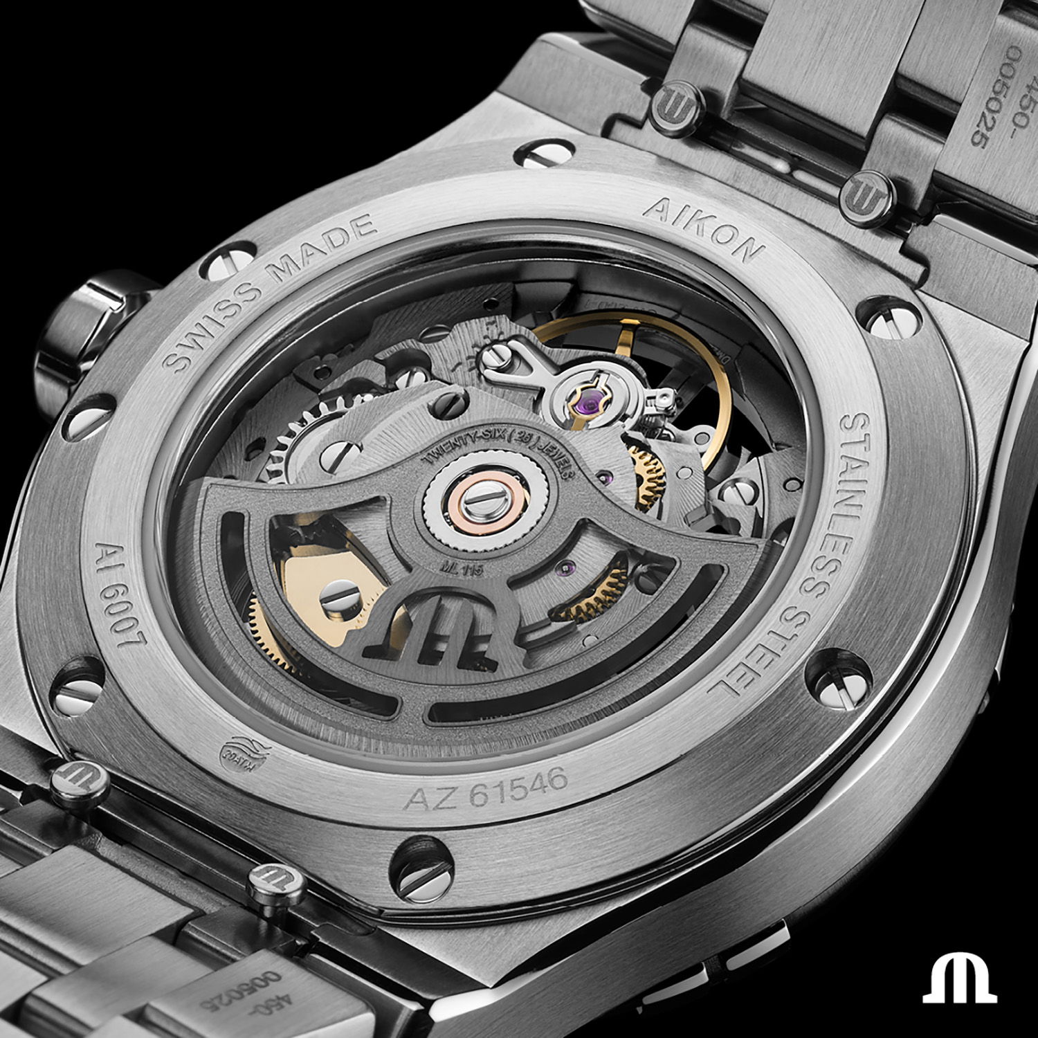 AIKON Automatic Skeleton Date 39mm