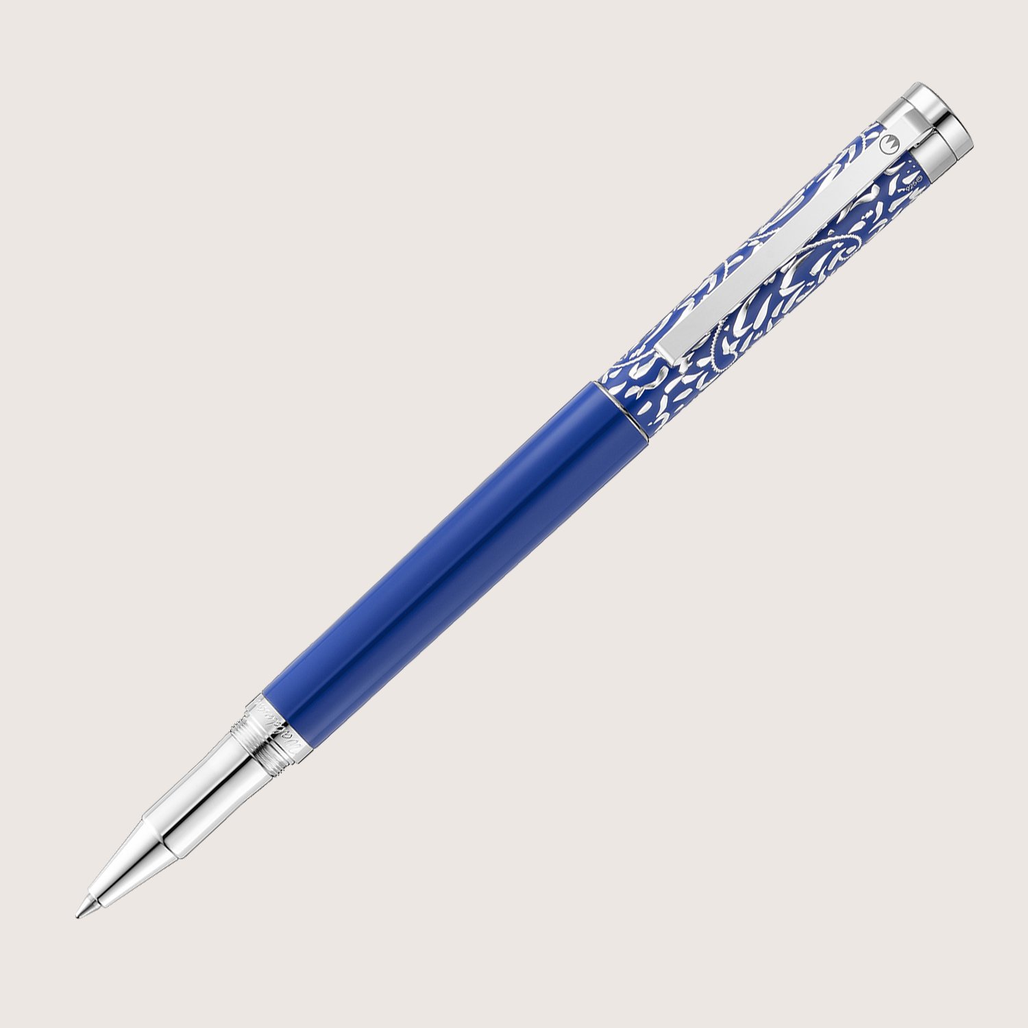 XETRA VIENNA Roller Ball Lack blau mit Handgravur - Special Edition