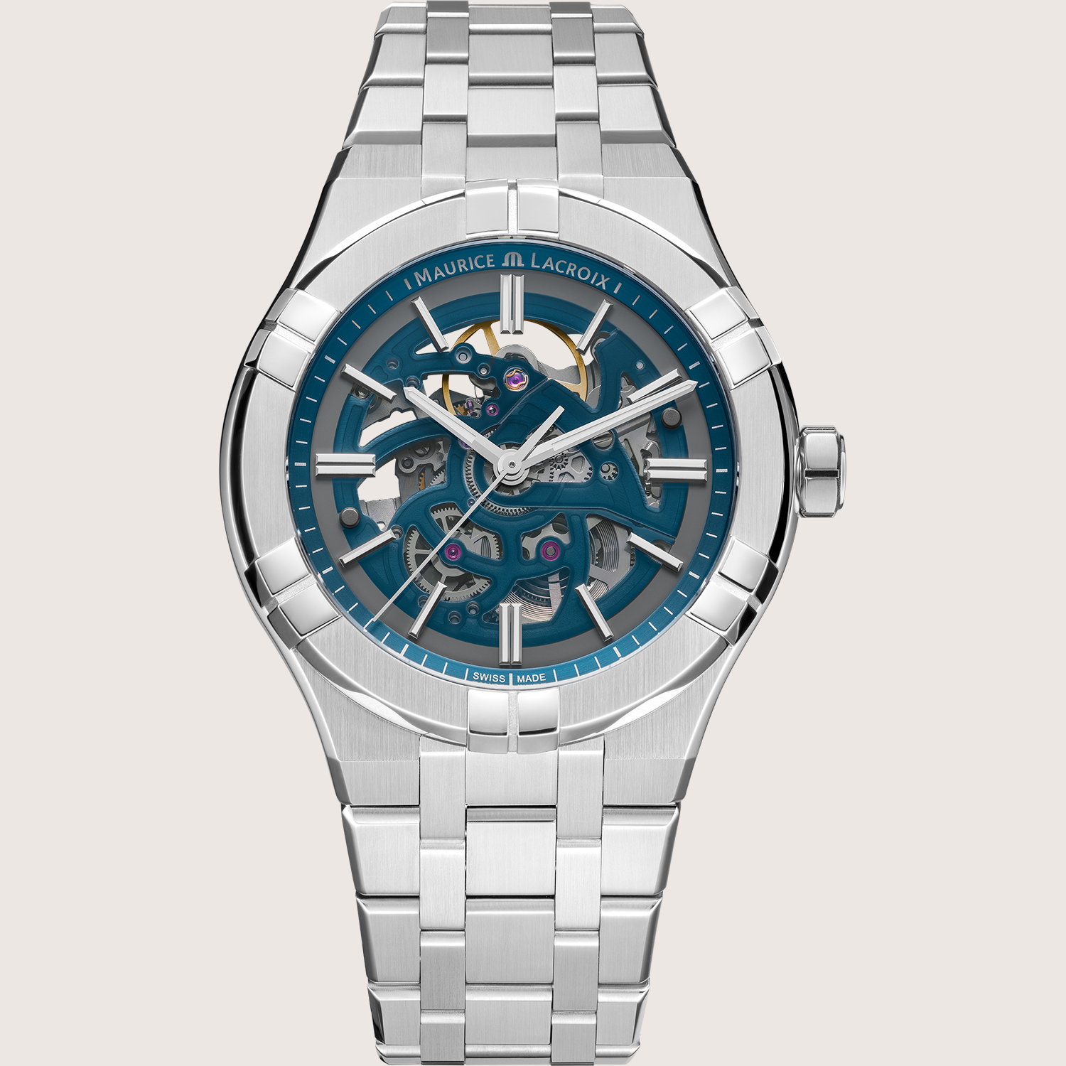 AIKON Automatic Skeleton Date 42 mm