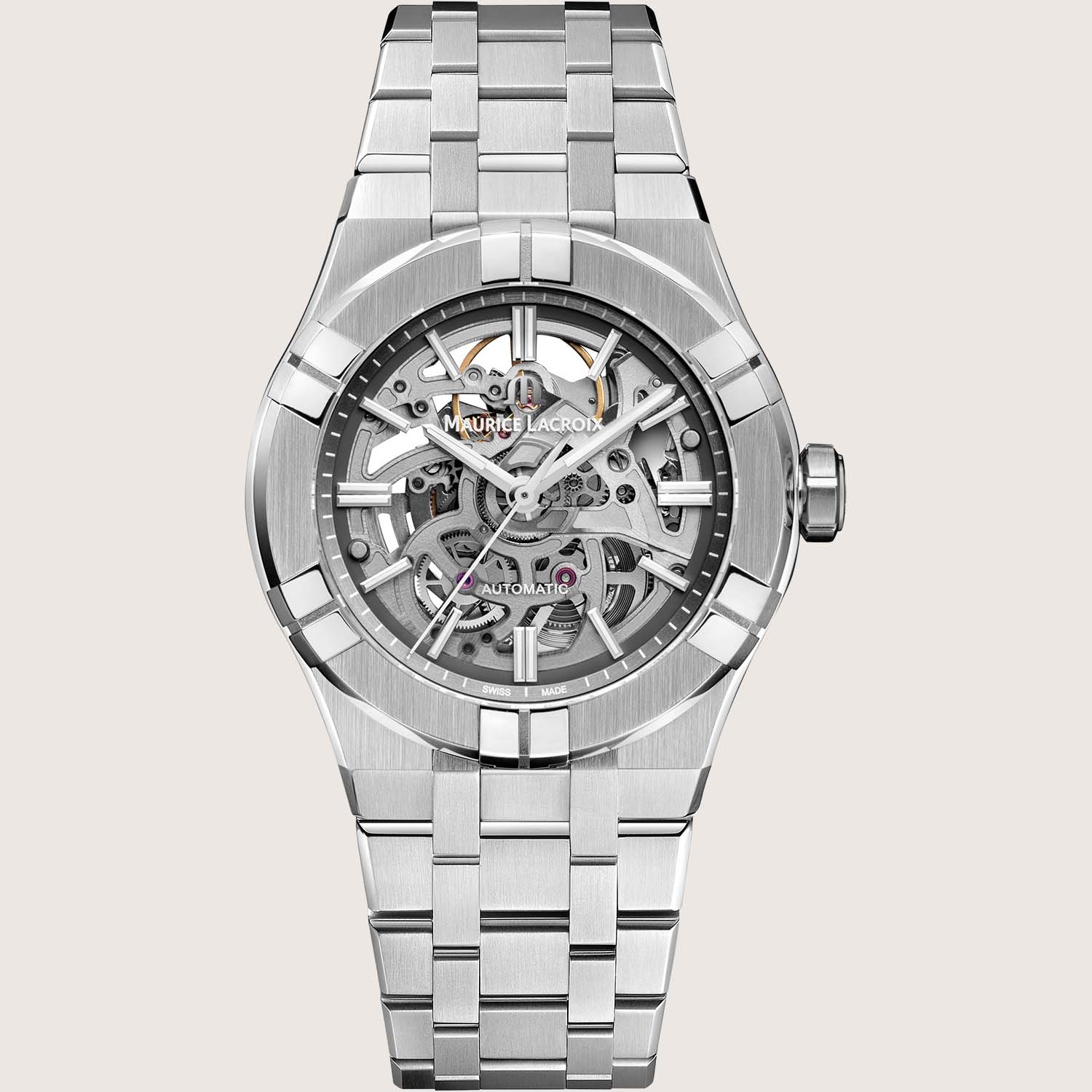 AIKON Automatic Skeleton Date 39mm