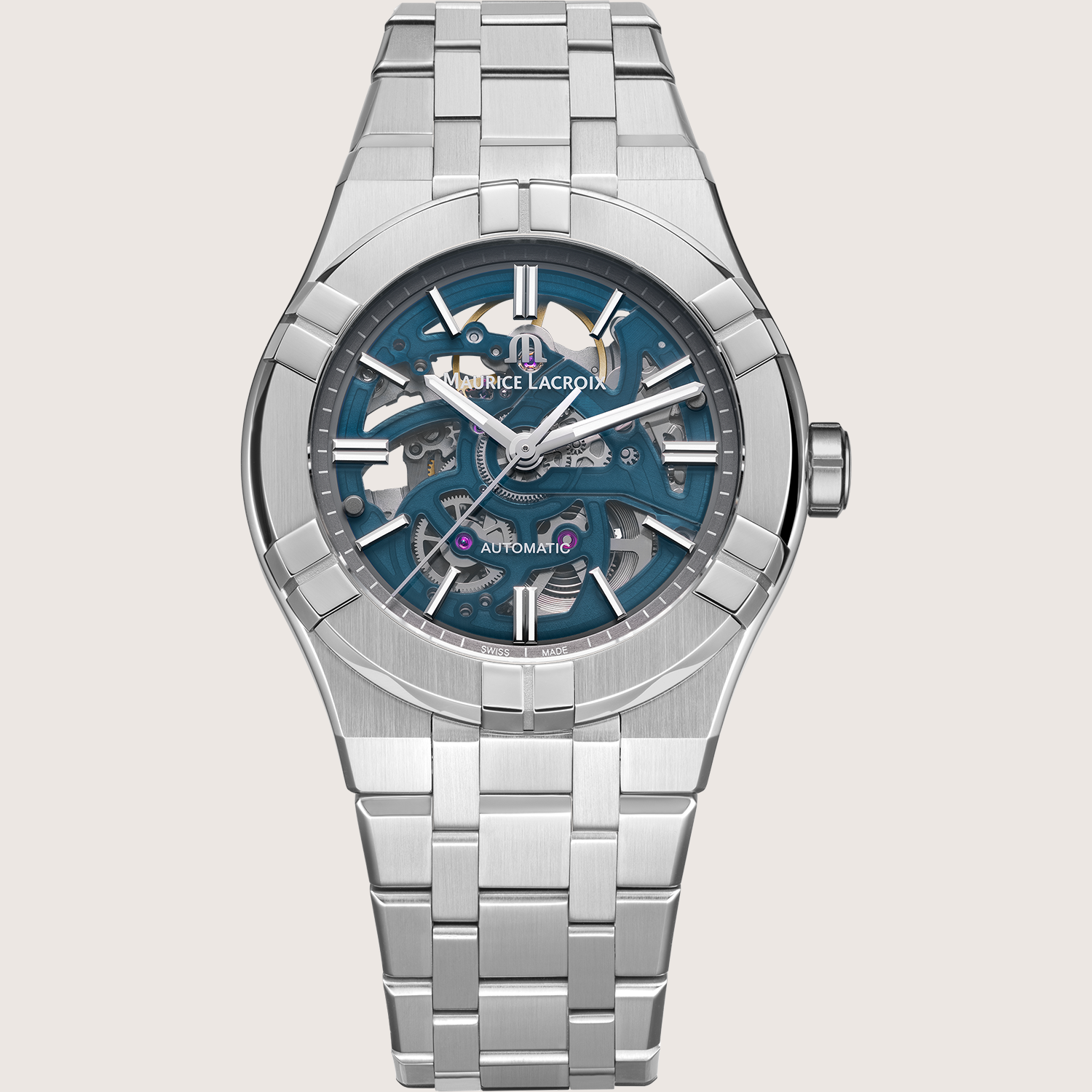 AIKON Automatic Skeleton Date 39mm