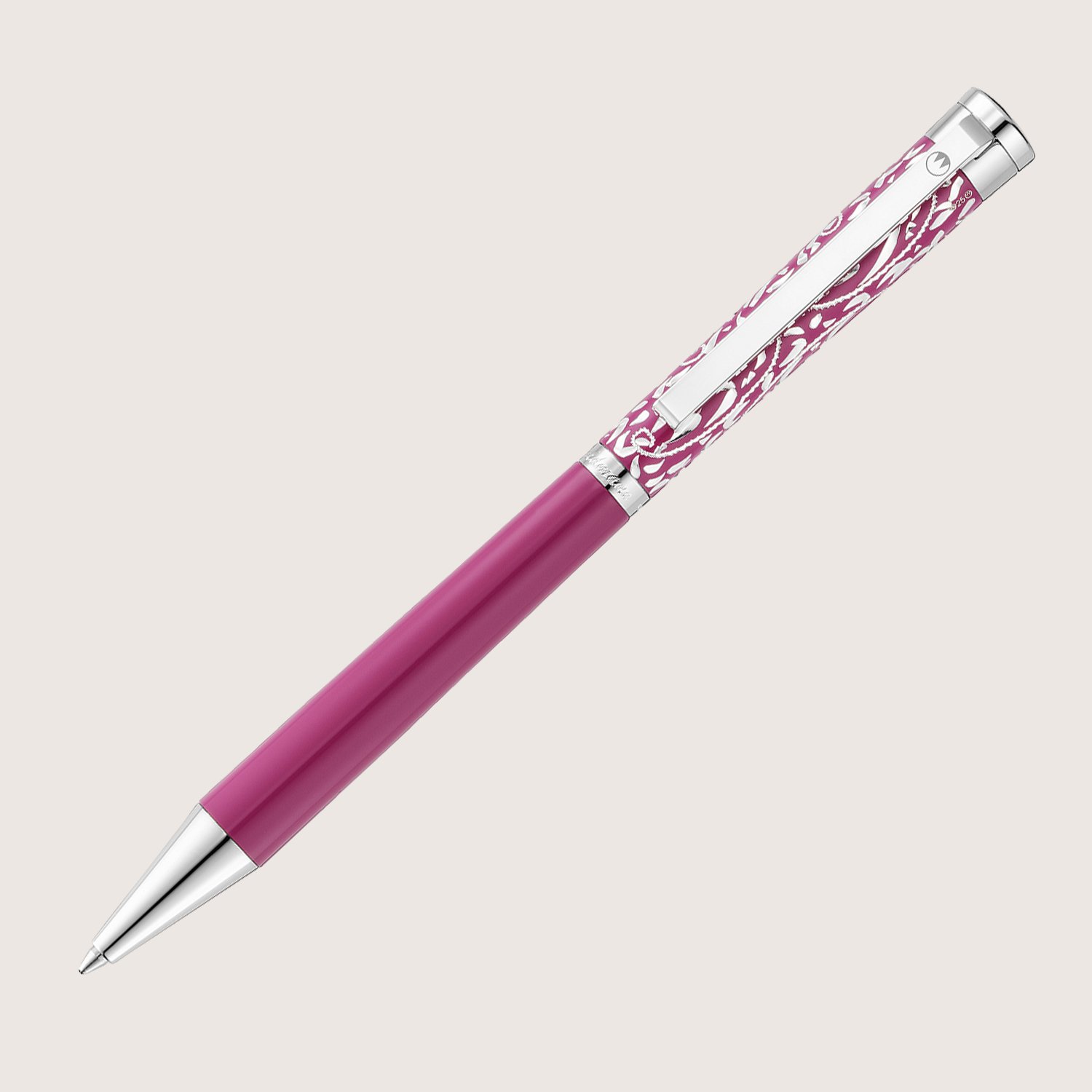 XETRA VIENNA Drehkugelschreiber Lack pink mit Handgravur - Special Edition