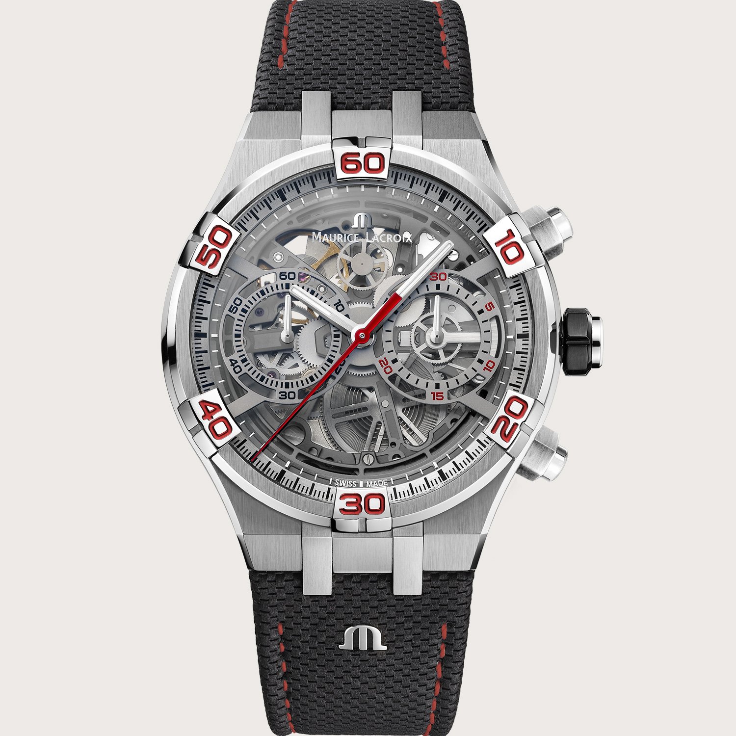 AIKON Automatic Skeletierter Chronograph Special Edition Mahindra Racing